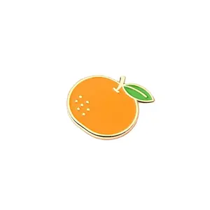 定制水果搪瓷别针低最小优质橙色菠萝柠檬西瓜草莓香蕉别针礼品徽章