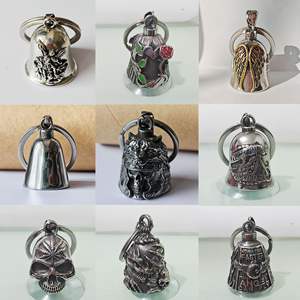 นักขี่จักรยานรถจักรยานยนต์นกอินทรีปีกนางฟ้า Virgin Mary Bell Guardian Key CHAIN สำหรับโชคเรื่องหมอผีเครื่องประดับ - Product Image 2