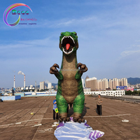 Dinosaure géant gonflable de dessin animé pour fête, Godzilla, grand dinosaure gonflable