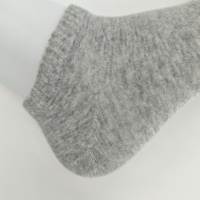 Chaussettes basses en coton écologiques, style décontracté, épaisses, antidérapantes, couleur unie, respirantes, pour usage quotidien, pour femmes