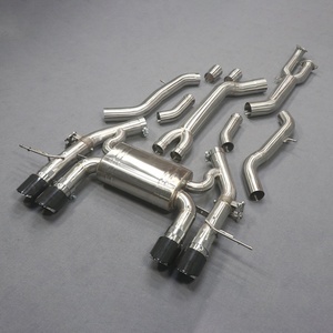 Vente Flash : Échappement Catback pour BMW M2 G87 3.0T avec Valve à Tambour en Acier Inoxydable et Quatre Sorties de Pot d'Échappement - Product Image 3