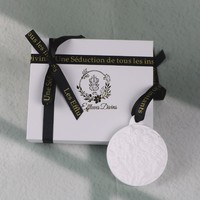 Diffuseur d'huiles essentielles en plâtre parfumé à la lavande, fait main, écologique, en céramique, avec logo personnalisé, pour voiture et armoire