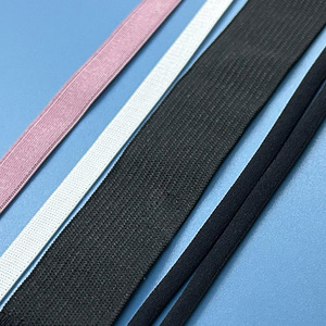 Adjustable Shoulder Straps Spandex Polyester Elastic <b>Webbing</b> For Garment Use Solid Color - Product Image 2