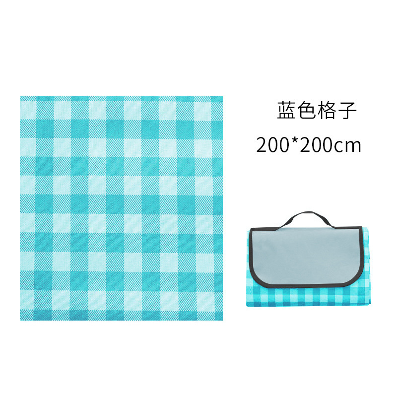 Plaid bleu