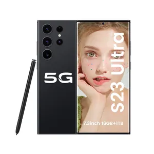Special Offer S23 Ultra Beauty Camera Face Unlock Powerful Original Brand 12+256GB 5G Smart Mobile Phones