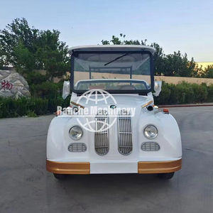 Autobuses Eléctricos de Alta Calidad, Blancos, de Lujo, Clásicos, Retro, Vintage, para Parques de Atracciones, Atracciones Turísticas y Vehículos Turísticos - Product Image 1