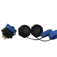 Connecteur sous-marin IP68 fileté 7pin mâle 2/3/4 broches câble fileté connecteur rapide câble prise étanche SP connecteur en plastique