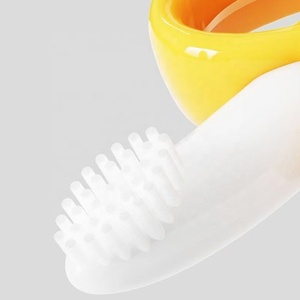 Nuevo mordedor de silicona en forma de plátano para bebés, cepillo de dientes para niños, juguetes sensoriales, mordedores de silicona sin BPA para bebés - Product Image 5