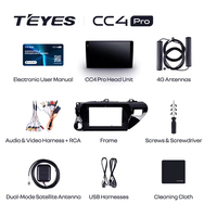 Autoradio multimédia TEYES CC4 PRO pour Toyota Hilux Pick Up AN120 2015-2020, CarPlay, Android Auto, 2DIN
