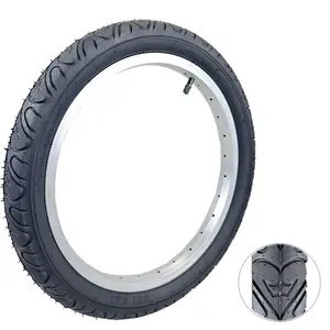 16*2.125 Latest Tread Pattern of Soft Noiseless Tube Type Tyres of Dolfin Brand Made in India for Motorcycle and Bike