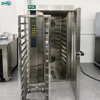 Four à convection à air chaud commercial intelligent à écran tactile ZL12TD, 12 plateaux, en acier inoxydable, équipement de boulangerie