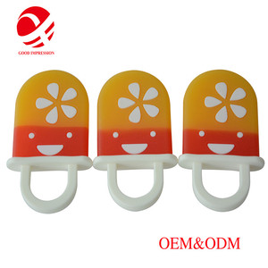 2020 personalizado libre de BPA calidad alimentaria hielo <span class=keywords><strong>crema</strong></span> bebé de silicona mordedor bebé juguetes - Product Image 3