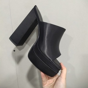 High Heels Luxury Shoes Summer Pumps Designer Women's Sandals Casual Slides Outdoor Female <b>Flip</b> <b>Flops</b> Brand <b>Slippers</b> - Product Image 2