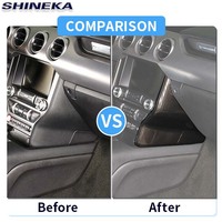 Garniture de panneau latéral de console centrale ABS pour Ford Mustang 2015-2023 Accessoire d'intérieur de voiture