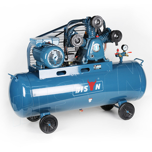 <span class=keywords><strong>Compresseur</strong></span> d'air industriel BISON 7500w triphasé électrique à double étage à entraînement par courroie type <span class=keywords><strong>380v</strong></span> 50hz 10hp <span class=keywords><strong>500l</strong></span> 7.5kw - Product Image 3