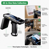 Lecteur RFID UHF Haute Performance avec puce Impinj E, PDA Robuste pour la Gestion des Stocks et le Suivi des Actifs en Entrepôt