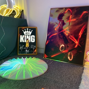 Entrega rápida letrero <span class=keywords><strong>de</strong></span> luz <span class=keywords><strong>de</strong></span> neón logotipo personalizado NO MOQ dropshipping para habitación fiesta <span class=keywords><strong>de</strong></span> cumpleaños hogar boda letrero <span class=keywords><strong>de</strong></span> neón Decoración - Product Image 2