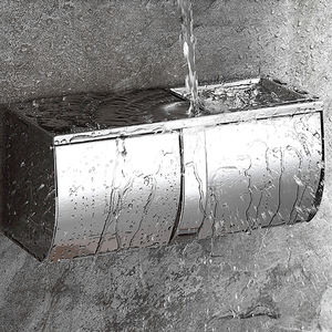 Ingrosso scatola di tessuto di alta qualità in acciaio inox 304 doppio doppio rotolo di carta <span class=keywords><strong>per</strong></span> <span class=keywords><strong>WC</strong></span> con posacenere - Product Image 5