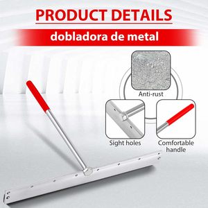 11.25 इंच शीट धातु तह हेमिंग उपकरण स्टील धातु बेंडर हेमिंग उपकरण स्टील धातु बेंडर झुकने वाला हेवीक - Product Image 3