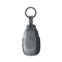 Autocollant Alcantara Xingcong pour clé de voiture, compatible avec Forester, Outback, Impreza, Crosstrek, étui pour clé