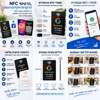 Cartes NFC Google Review en acrylique étanches, mini-étiquettes NFC ISO 14443A 13.56MHz – Nouveauté tendance, articles les plus vendus 2026