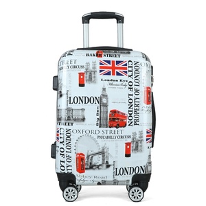Valise à roulettes à motif de bus londonien / Bagage PC / Valise de <span class=keywords><strong>voyage</strong></span> avec serrure 20''24''28'' - Product Image 2