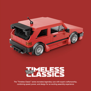 PB PB8839 Nouvelle Voiture Rouge Rétro Créative de la Ville, Modèle de Voiture de la Machine à Retourner dans le Futur MK2, Briques de Construction, Jouets, Cadeaux, Ensembles de Blocs de Construction - Product Image 3