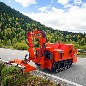 Nouvelle tondeuse robot à moteur diesel sur chenilles hydrauliques en caoutchouc pour l'agriculture, télécommandée, certifiée CE, tout-terrain - Product Image 2