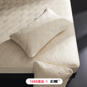 Mattress Protector 1.8m Breathable <b>Fitted</b> <b>Sheet</b> Adult Four Seasons Use - Product Image 4