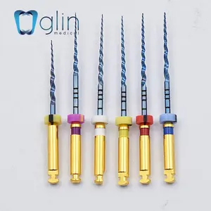 Glin, alta calidad, Super Blue Rotary, archivos endodoncia, instrumento
