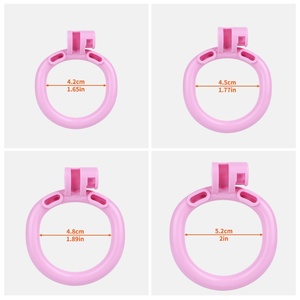 ANOSX - Dispositivo de Castidad Masculina con Bloqueo de Pene de Resina ABS, Jaula para Pene, Funda de Plástico, Candado de Castidad de Resina para Hombres - Product Image 3