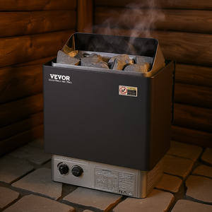 Calentador Eléctrico para Sauna Vevor de 6Kw 220V con Controles Integrados, 318 Pies Cúbicos, Spa en Casa, Ducha - Product Image 2