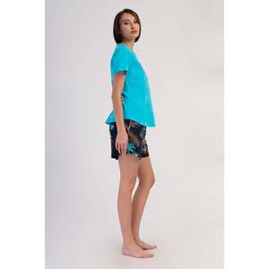 Women's XXL O-Neck Short Sleeve Oval <b>Jacket</b> <b>Suit</b> - Product Image 2