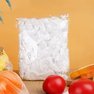 Coperture elastiche per la conservazione degli alimenti per uso domestico copertura per piatti in plastica monouso in PE