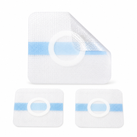 Plus Circle Silikon-Gel-PU-Film Blanko-Akupunkturpflaster, auslaufsicher, wasserdicht, leerer Pflaster für den Nabelgebrauch