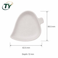 Assiette Ronde Écologique Biodégradable Jetable en Bagasse Style Classique pour Fêtes