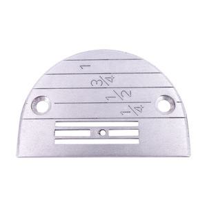 Plaque à aiguille pour machine à coudre à lit plat, type E, en acier inoxydable avec graduations, pour équipement de traitement des vêtements - Product Image 3