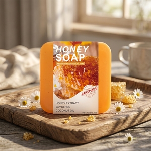 <span class=keywords><strong>Savon</strong></span> au miel blanchissant <span class=keywords><strong>rapide</strong></span> en gros OEM, <span class=keywords><strong>savon</strong></span> solide naturel fait main anti-acné éclaircissant pour le visage et le corps, pour les peaux foncées - Product Image 1
