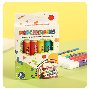 Pennarelli Effetto Popcorn, 6 Colori Pennarelli Magici Effetto 3D per Disegno e Pittura Artistica per Casa - Product Image 3