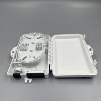 Mini White Sc Fiber Optical Socket Panel Ftth Indoor 4 Core Fiber Optic Access Terminal Box