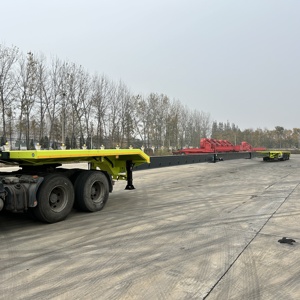 <span class=keywords><strong>Remorque</strong></span> modulaire à essieu orientable pour le transport de pales de vent et de ponts - Product Image 5
