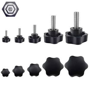 Bán buôn đen nhựa Torx ngón tay cái vít với Hex sao Xử lý kẽm mạ có sẵn PP Knob xử lý Metric Hệ thống đo lường - Product Image 3