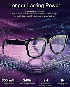 Meta AI Smart <b>Glasses</b> Sunglasses Photography Video Music HD <b>Camera</b> - Product Image 4