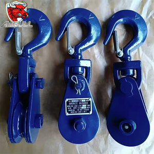 Ambull nhà máy tùy chỉnh snatch ròng rọc khối snatch nâng ròng rọc khối 0.5 tấn đến 30 tấn đơn đôi sheave nâng khối - Product Image 4