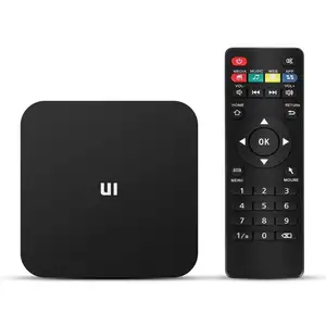 Sintonizador de TV Android OEM gratuito Wifi dual BT OTT 4K Android Digital TV Box Amlogic S905