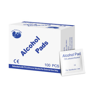 Hochwertige benutzer definierte Alkohol pads Einteilige Verpackung Einweg-Alkohol tücher für den medizinischen und persönlichen Gebrauch - Product Image 1