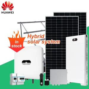 HUAWEl solar system for home 15kw Complete Sets with battery and inverter Kits Mounting System for House