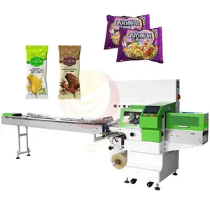 MY China Small Food Cake Ice Lolly Sachet Flow Puff Pastry Instant Noodle Pack Machine
