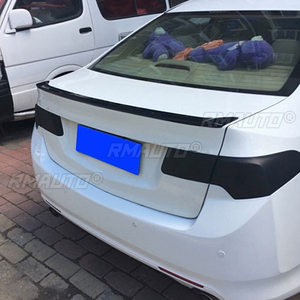 Pour 2009 2010 2011 2012 2013, Aileron arrière de voiture en plastique ABS, Spoiler de coffre couleur apprêtée, Accessoires de kit carrosserie - Product Image 5
