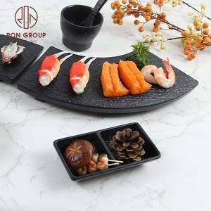 Juego de <span class=keywords><strong>vajilla</strong></span> japonesa de alta calidad, plato de <span class=keywords><strong>Melamina</strong></span> negra, juegos de <span class=keywords><strong>vajilla</strong></span> de lujo para restaurante, fiesta y boda, venta al por mayor - Product Image 3